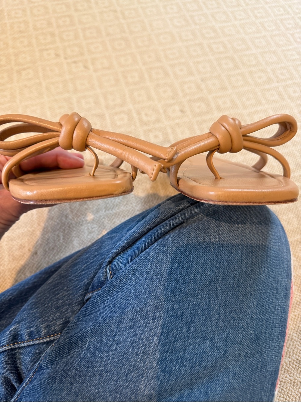 Loeffler Randall Hadley Bow Slide Sandals - Picture 4 of 6